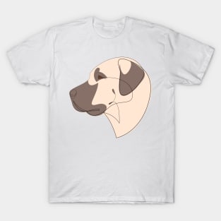 Anatolian Shepherd Dog - continuous line T-Shirt